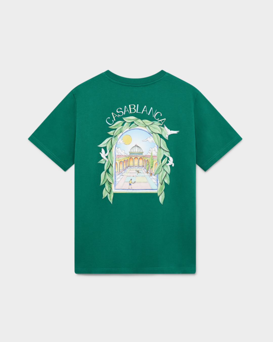 CASABLANCA L'Arche De Tennis Short Sleeve Tee