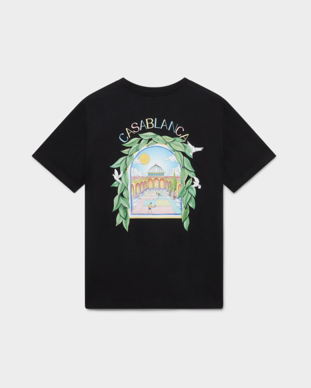 CASABLANCA L'Arche De Tennis Short Sleeve Tee
