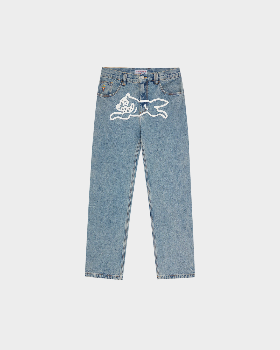 ICECREAM  Check Lined Denim Pant