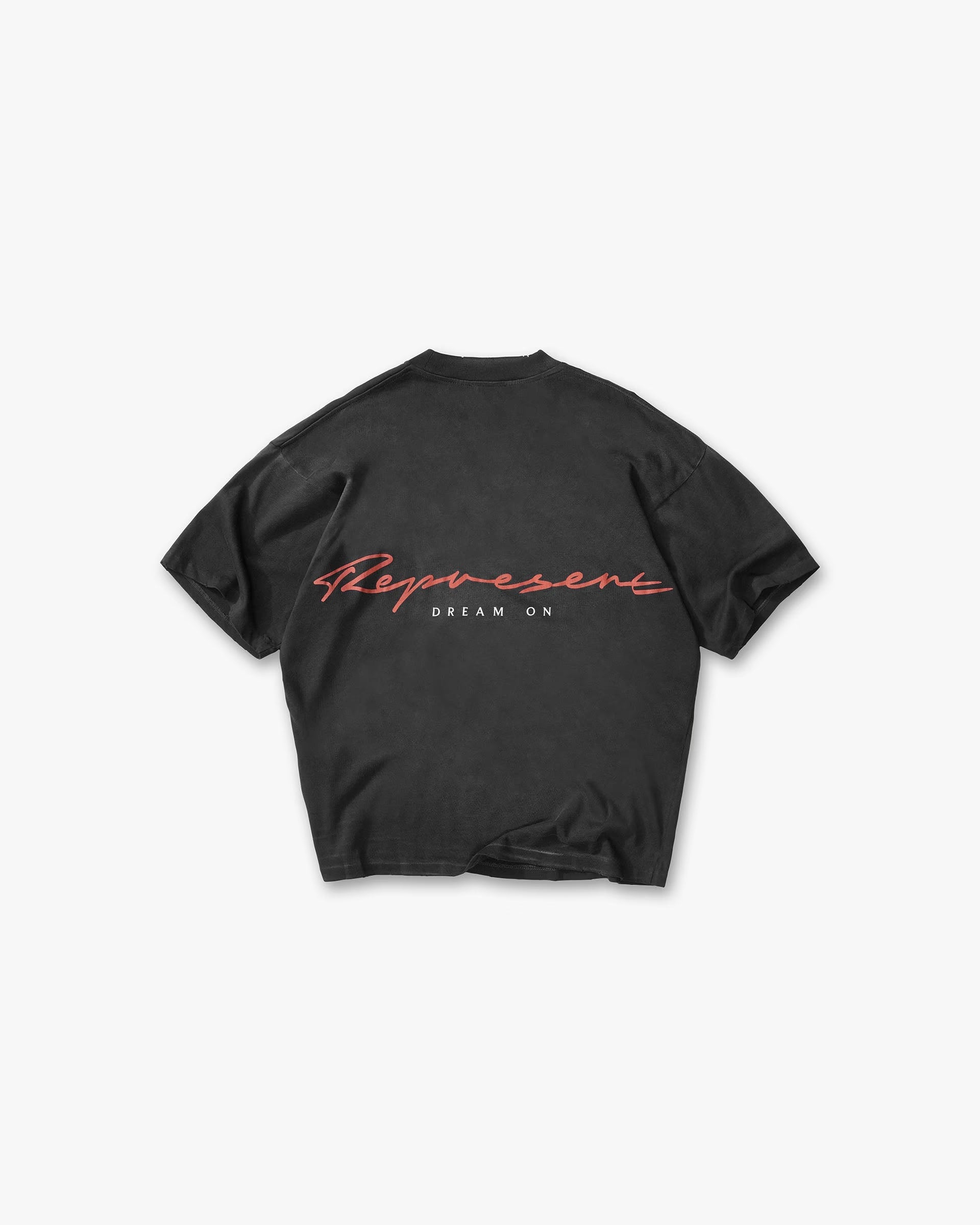 Represent Chrome Flight T-Shirt - Stained Black