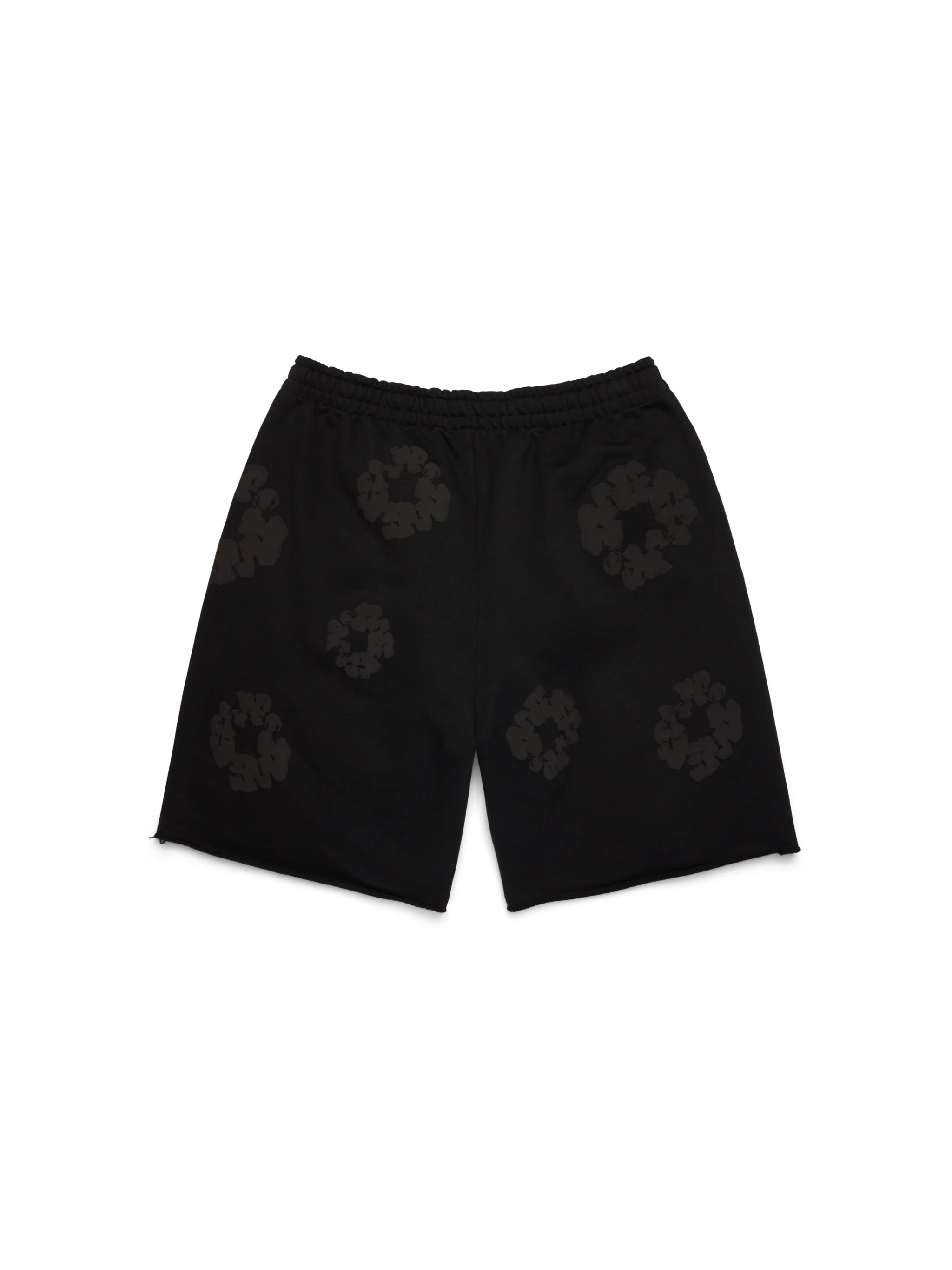 Denim Tears Mono Cotton Wreath Sweatshorts - Black