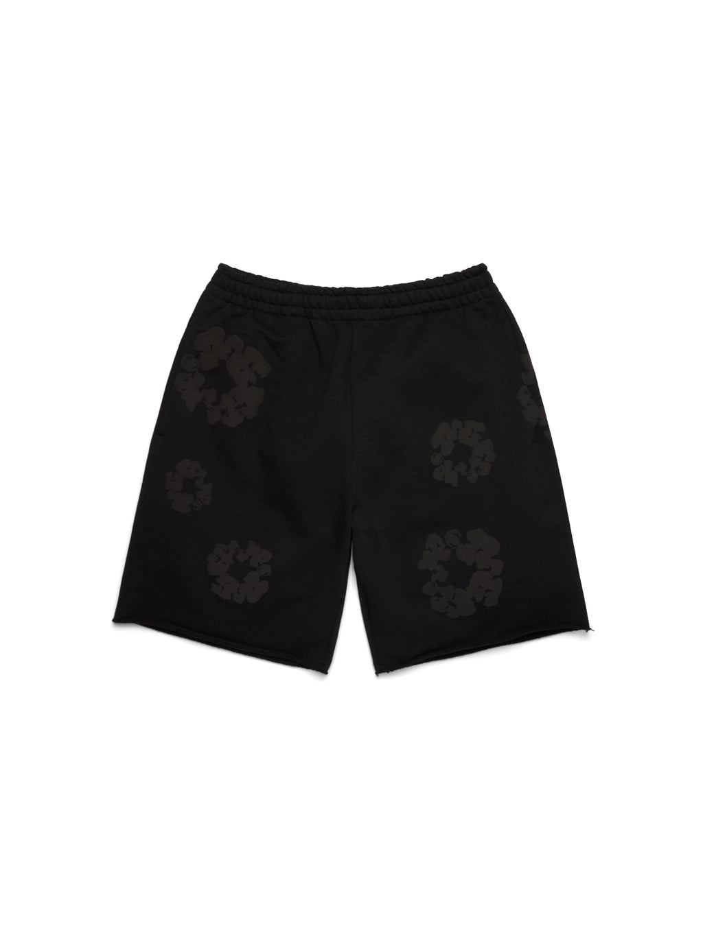 Denim Tears Mono Cotton Wreath Sweatshorts - Black