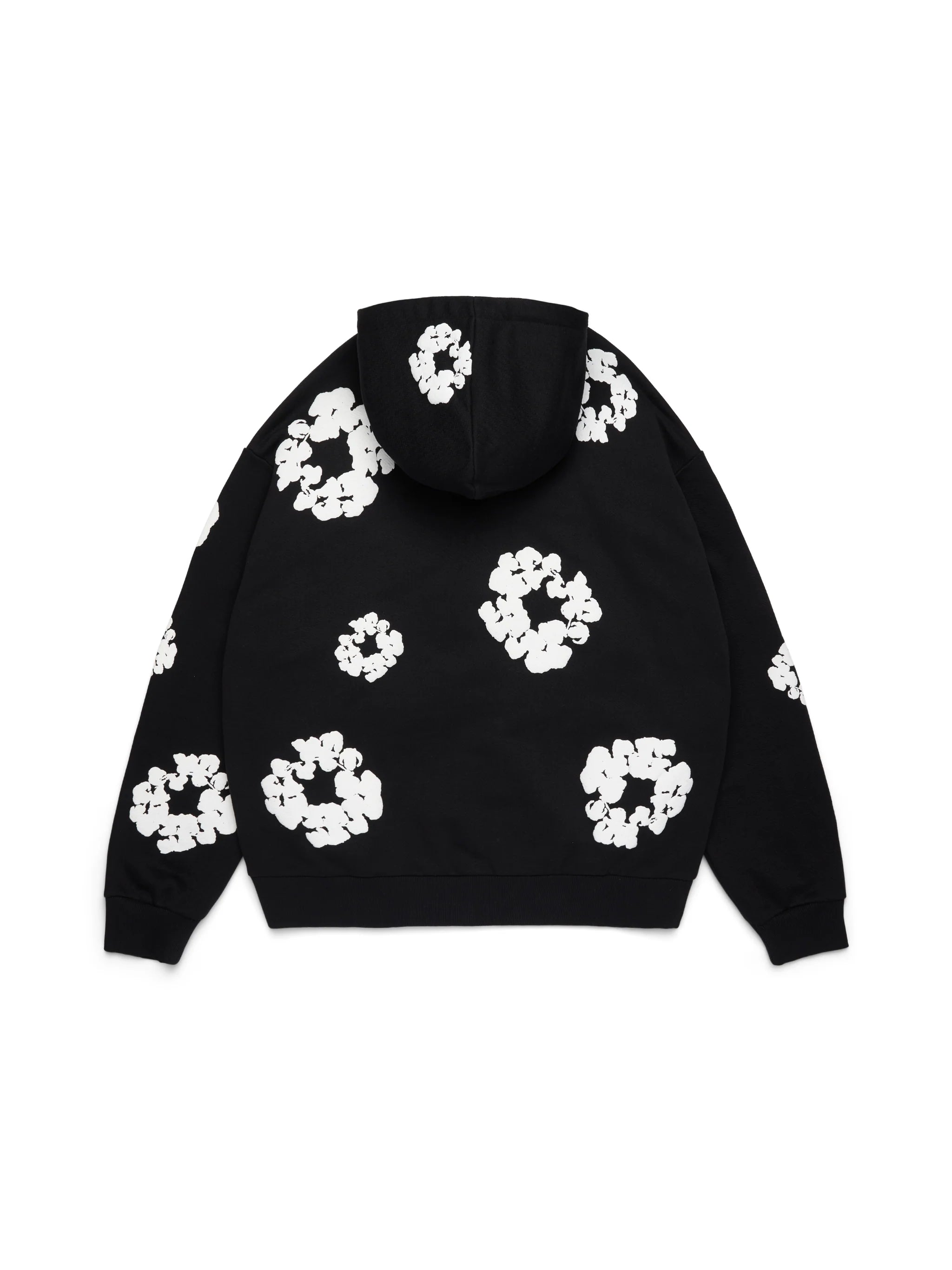 Denim Tears Cotton Wreath Hoodie - Black
