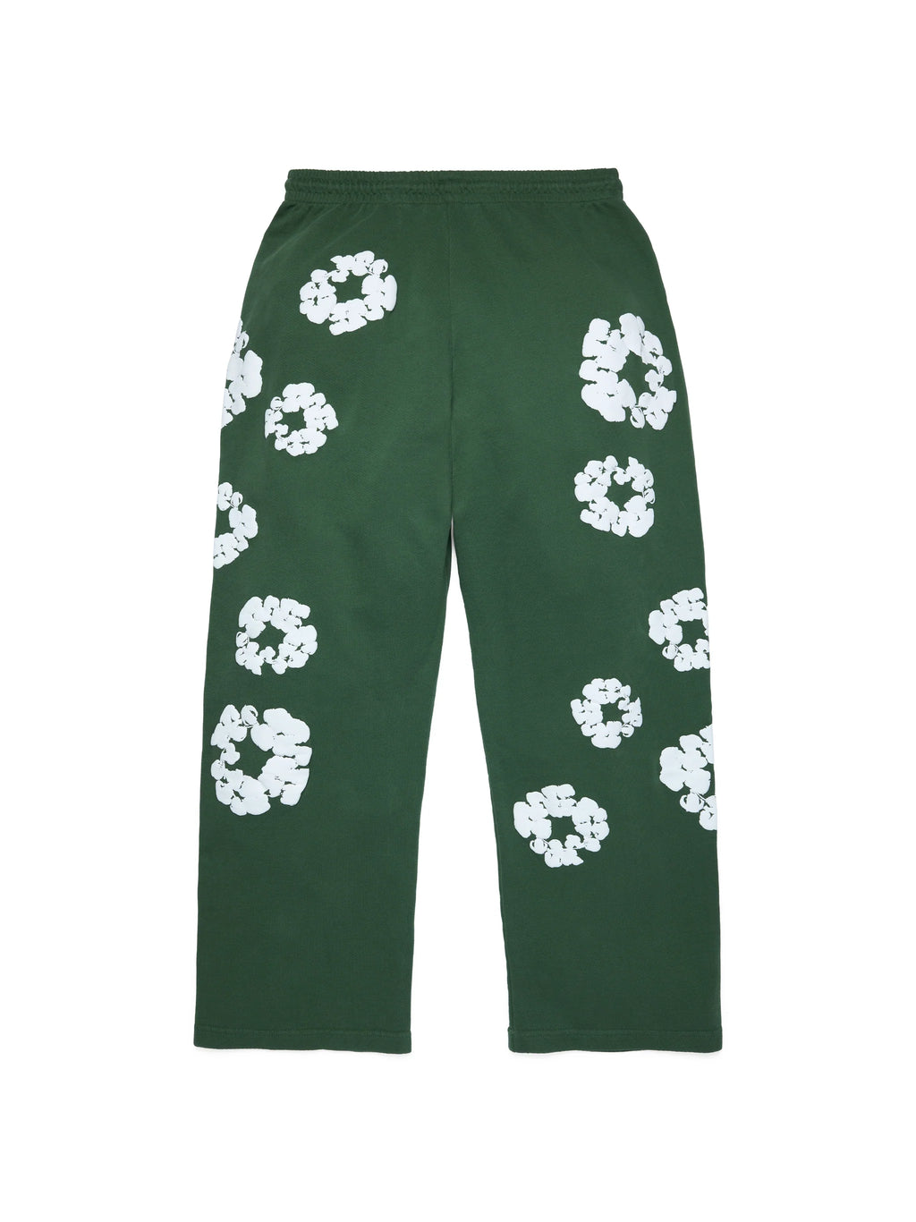Denim Tears Cotton Wreath Baggy Sweatpants - Green