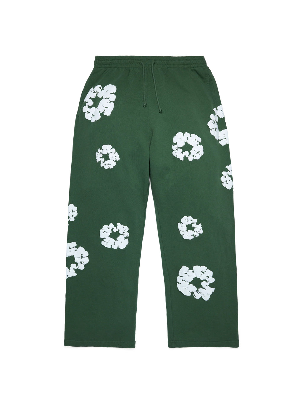 Denim Tears Cotton Wreath Baggy Sweatpants - Green