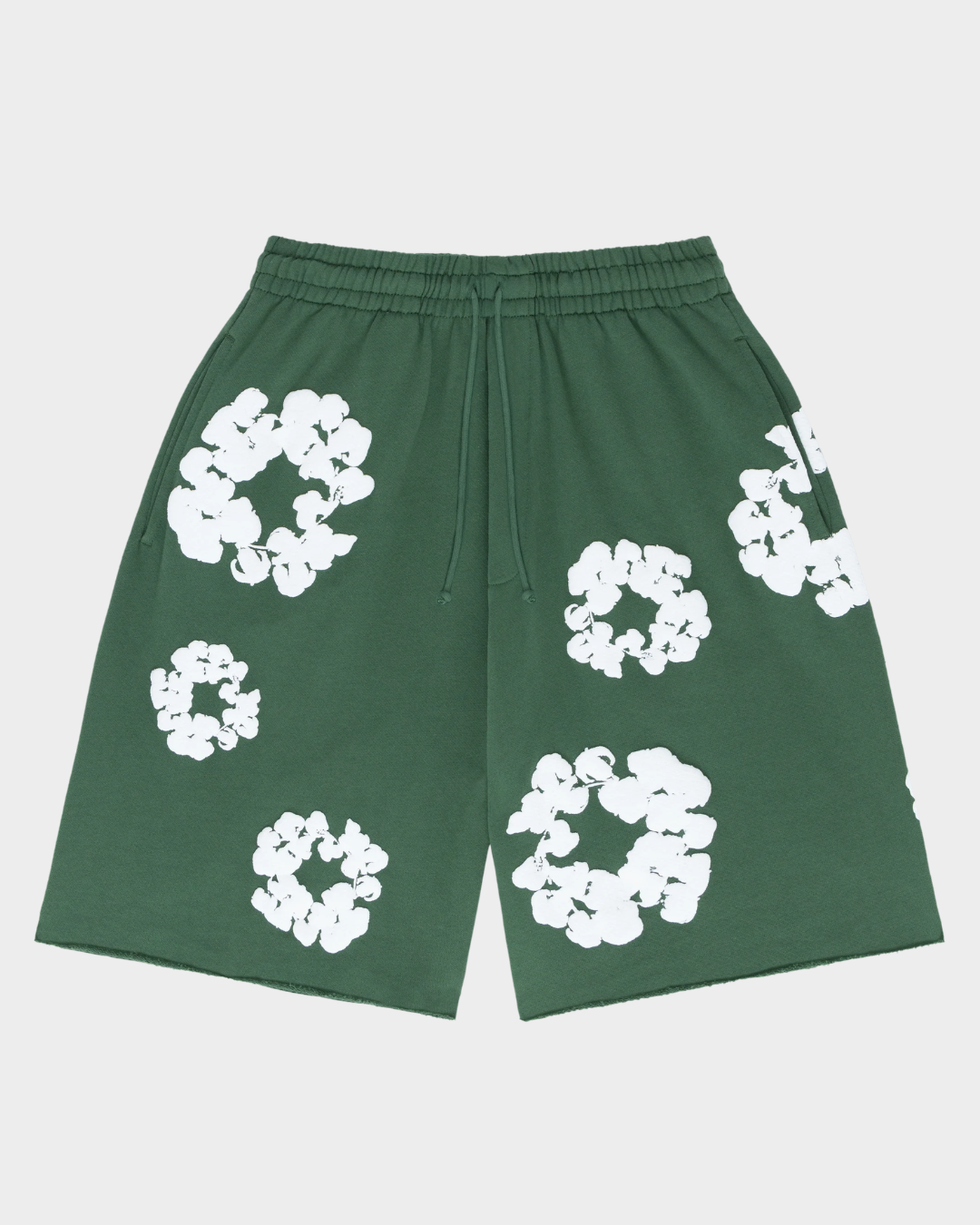 Denim Tears The Cotton Wreath Shorts 'GREEN'