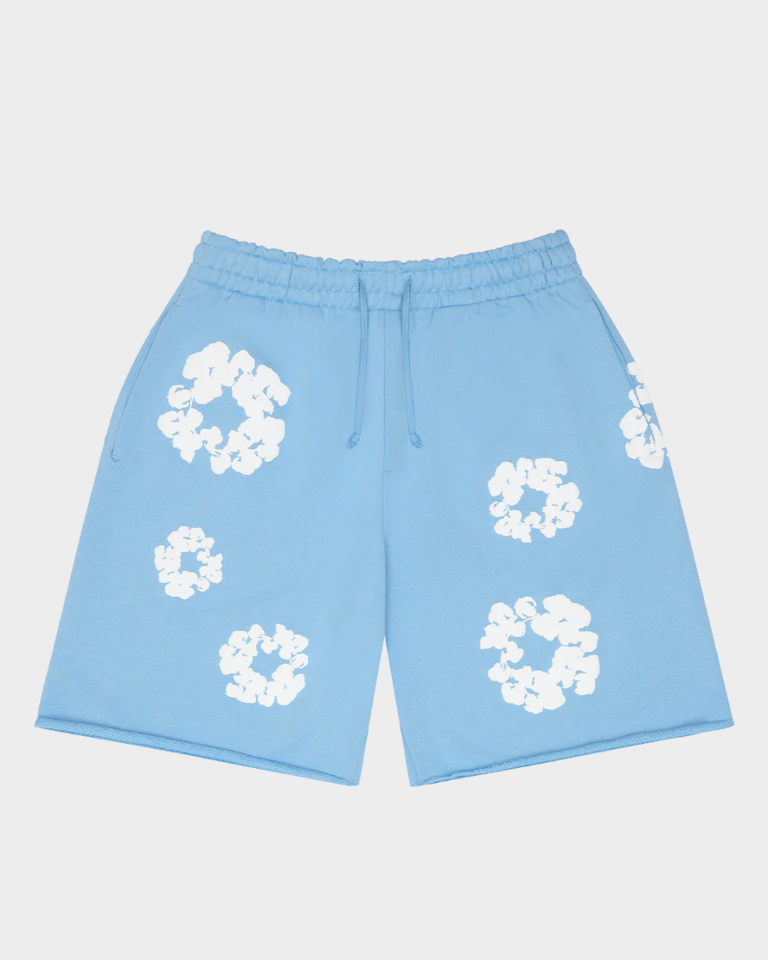 Denim Tears The Cotton Wreath Shorts 'LIGHT BLUE'