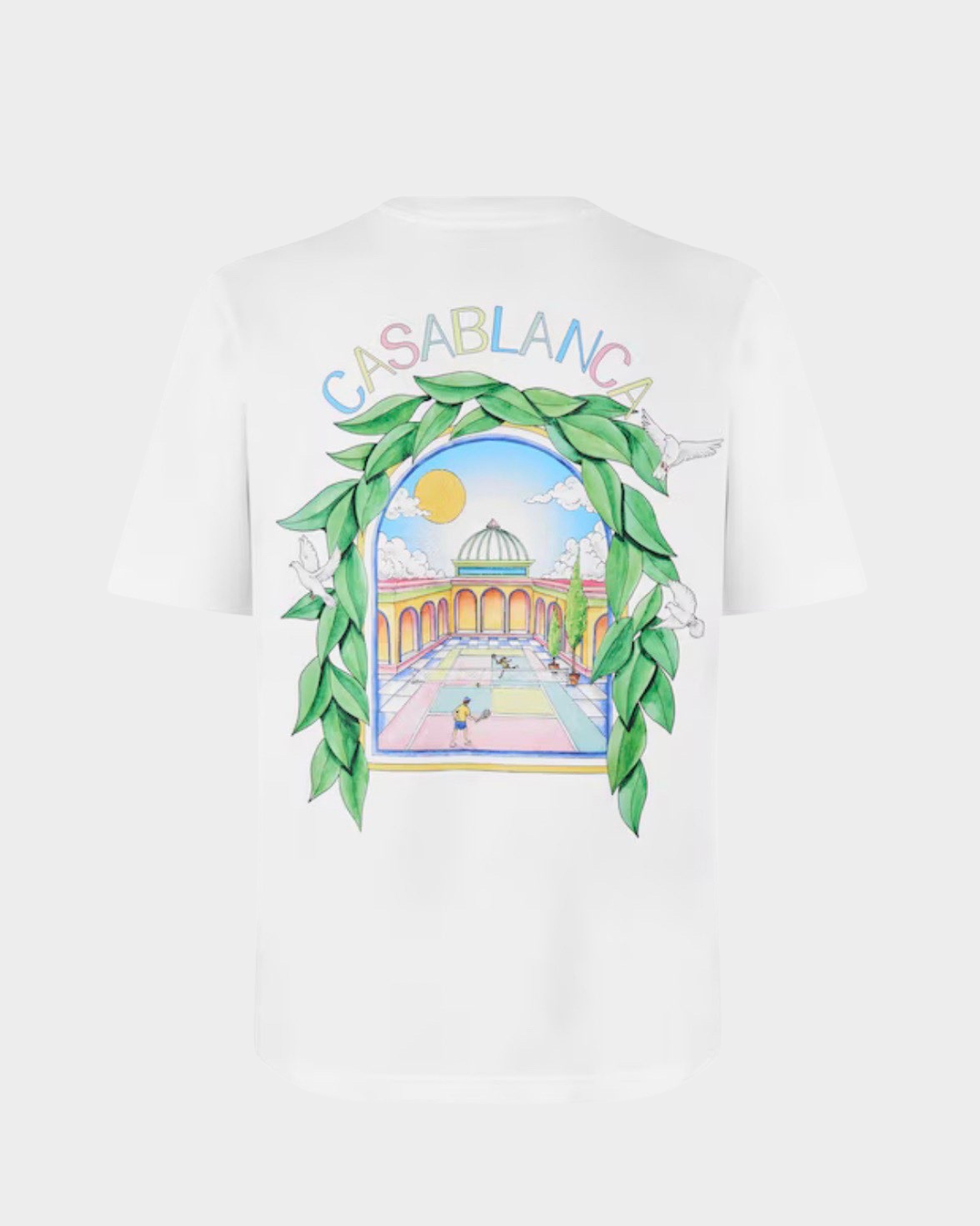 CASABLANCA L'Arche De Tennis Short Sleeve Tee