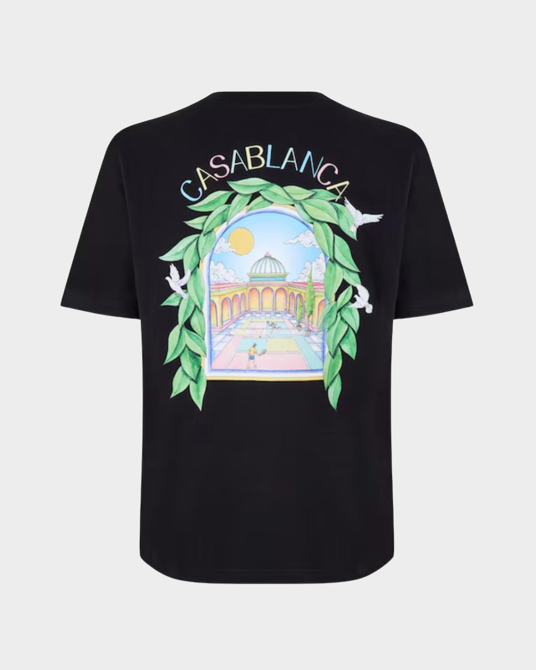 CASABLANCA L'Arche De Tennis Short Sleeve Tee