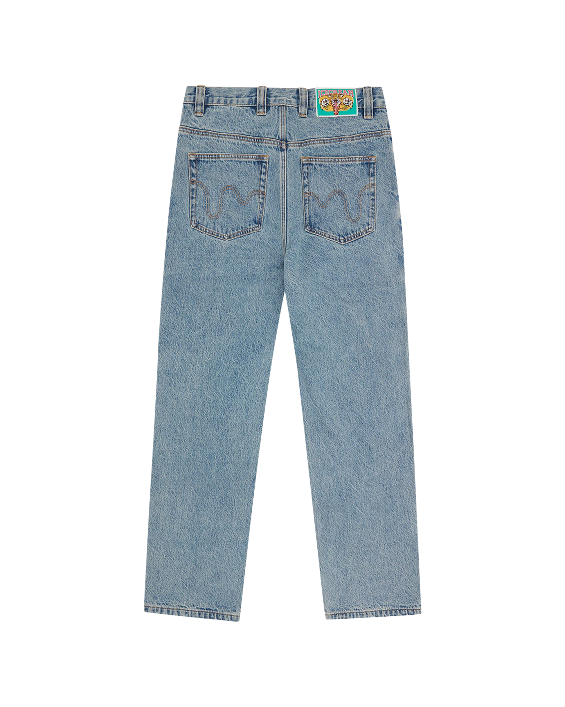 ICECREAM  Check Lined Denim Pant
