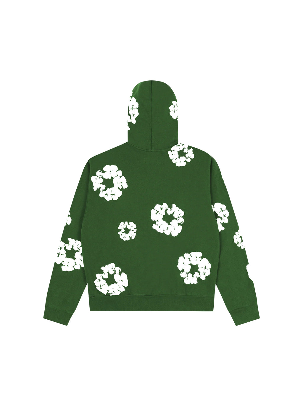 Denim Tears Cotton Wreath Zip Hoodie - Green